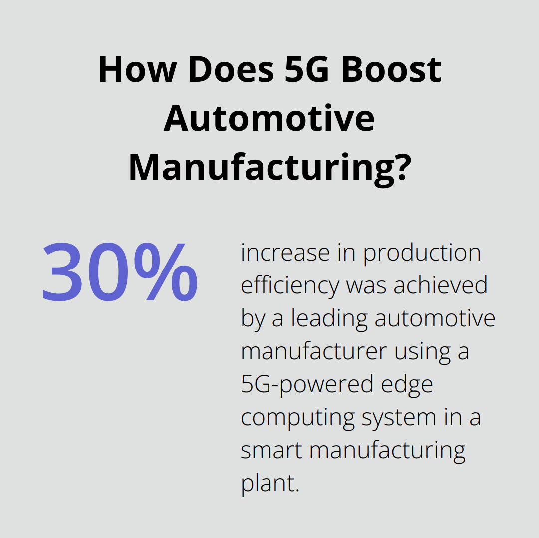 Infographic: How Does 5G Boost Automotive Manufacturing? - 5g edge cloud network and services market