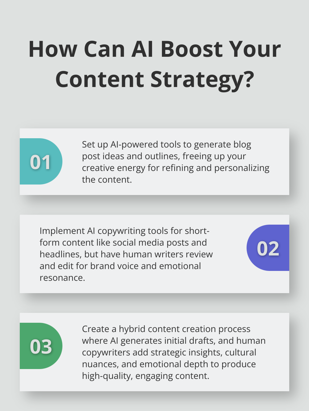 Infographic: How Can AI Boost Your Content Strategy? - is copywriting going to be replaced by ai